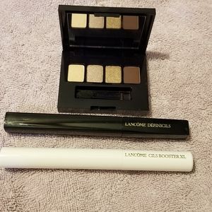 Lancome Mascara, Primer, and Eyeshadow Palette Bundle